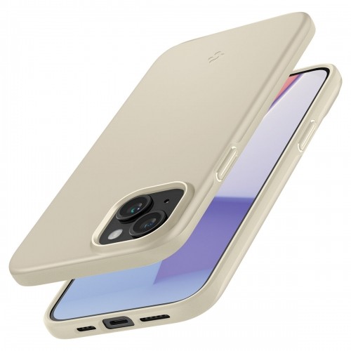 Apple Spigen Thin Fit case for iPhone 15 - beige image 3