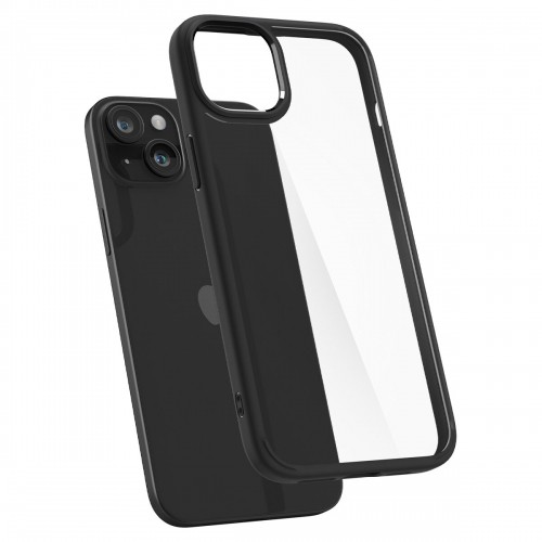 Apple Spigen Crystal Hybrid case for iPhone 15 - black image 3
