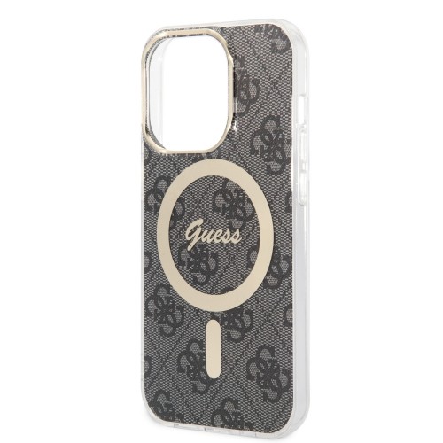 Guess IML 4G MagSafe Case for iPhone 15 Pro Black image 3