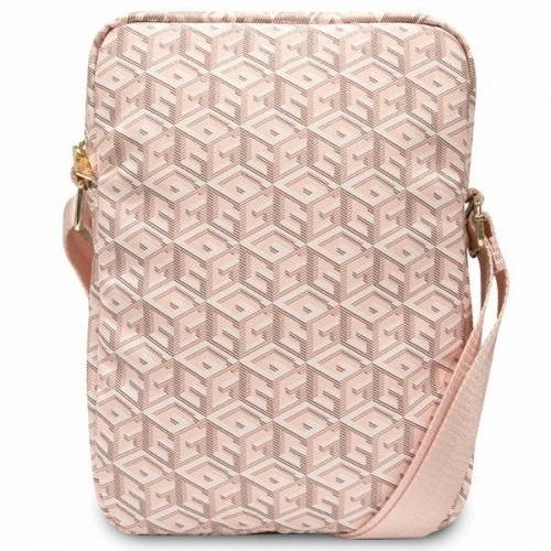 Guess PU G Cube Tablet Bag 10" Pink image 3
