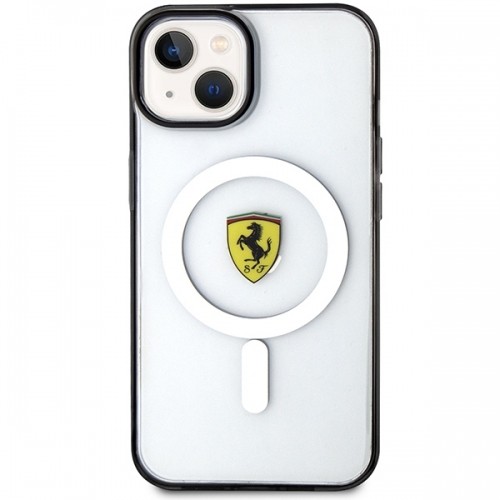 Ferrari FEHMP14MURKT iPhone 14 Plus 6,7" przezroczysty|transparent hardcase Outline Magsafe image 3