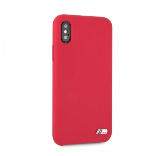 Etui hardcase BMW BMHCPXMSILRE iPhone X |Xs czerwony|red Silicone M Collection image 3