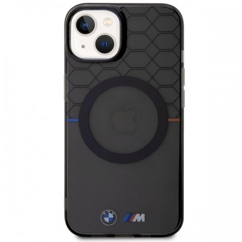 Etui BMW BMHMP14SHGPK iPhone 14 6.1" szary|grey Pattern MagSafe image 3