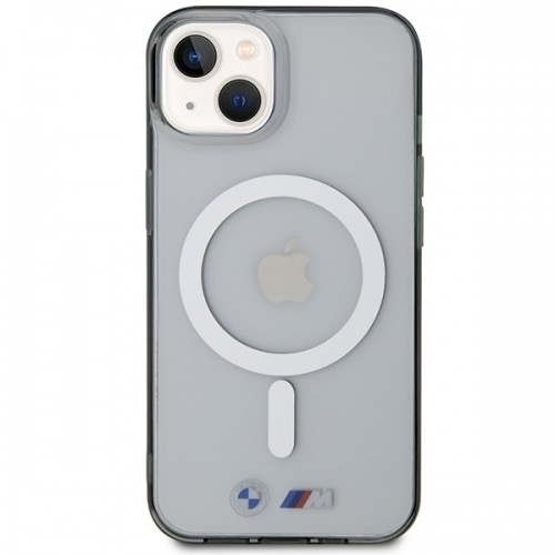 Etui BMW BMHMP14SHCRS iPhone 14 6.1" transparent hardcase Silver Ring MagSafe image 3