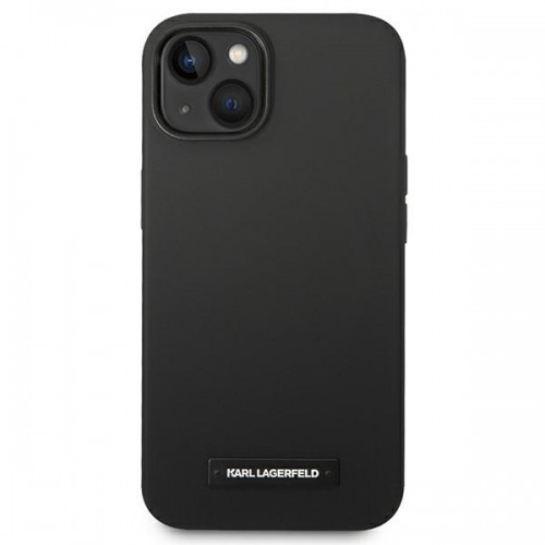 Karl Lagerfeld KLHMP14MSLMP1K iPhone 14 Plus 6,7" hardcase czarny|black Silicone Plaque Magsafe image 3