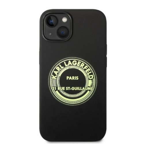 Karl Lagerfeld KLHCP14MSRSGRCK iPhone 14 Plus 6,7" hardcase czarny|black Silicone RSG image 3