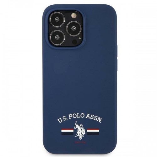 U.s. Polo Assn. US Polo USHCP13LSFGV iPhone 13 Pro | 13 6,1" granatowy|navy Silicone Collection image 3