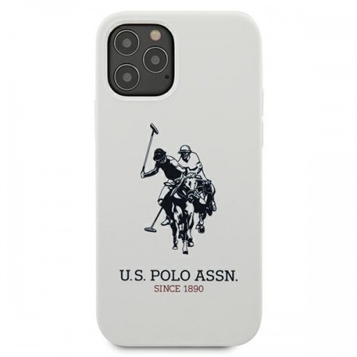 U.s. Polo Assn. US Polo USHCP12MSLHRWH iPhone 12|12 Pro 6,1" biały|white Silicone Collection image 3