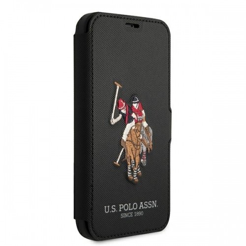 U.s. Polo Assn. US Polo USFLBKP12LPUGFLBK iPhone 12 Pro Max 6,7" czarny|black book Polo Embroidery Collection image 3