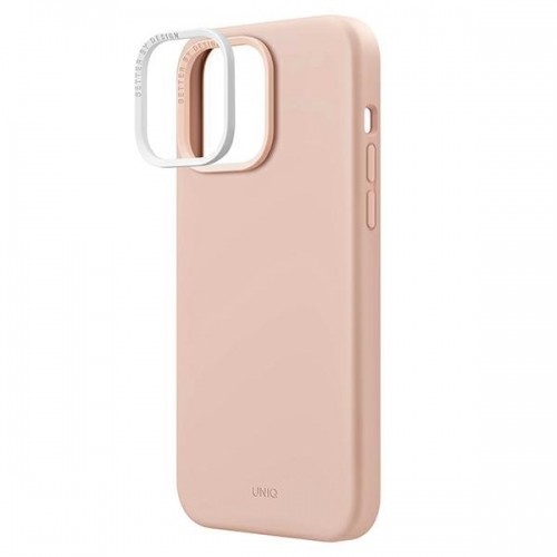 UNIQ etui Lino iPhone 14 Pro 6,1" różowy|pink blush image 3