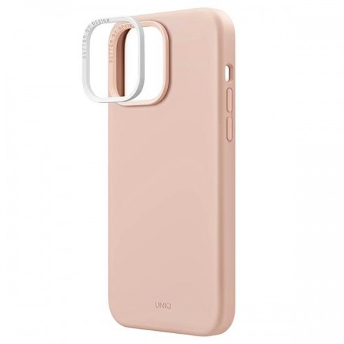 UNIQ etui Lino Hue iPhone 14 Pro 6,1" Magclick Charging rózowy|blush pink image 3