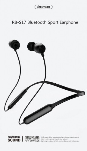 OEM REMAX Bluetooth Sport headphones - S17 Red image 3