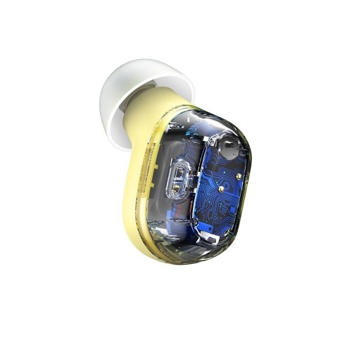 Baseus Encok True Wireless Earphones WM01 (Yellow) image 3