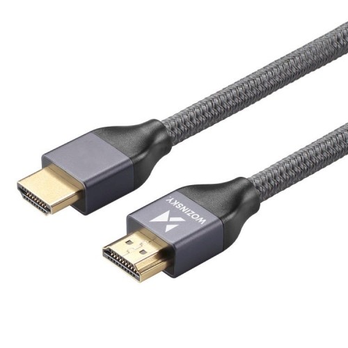 Wozinsky cable HDMI 2.1 8K 60 Hz 48 Gbps | 4K 120 Hz | 2K 144 Hz 5m silver (WHDMI-50) image 3