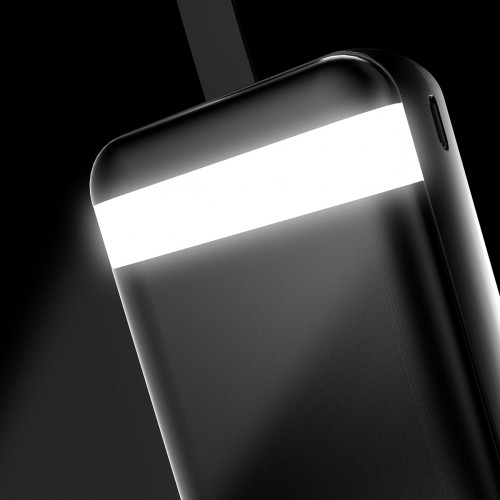 Dudao portatīva baterija ierīču uzlādei 30000 mAh | 3x USB melna image 3