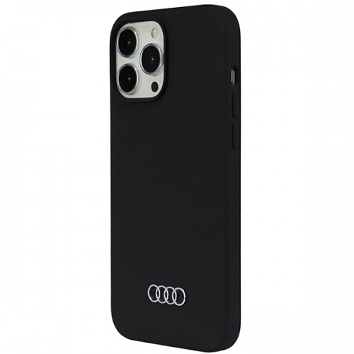 Audi Silicone Case iPhone 13 Pro Max 6.7" czarny|black hardcase AU-LSRIP13PM-Q3|D1-BK image 3