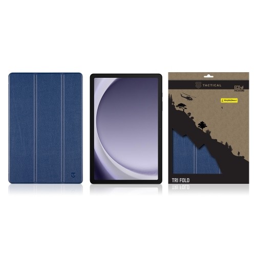 Tactical Book Tri Fold Case for Samsung Galaxy TAB A9+ 11" Blue image 3