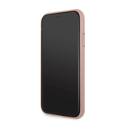 GUHCN614GMGPI Guess PU 4G Metal Logo Case for iPhone 11 Pink image 3