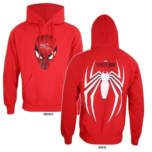 Unisex Sporta Krekls ar Kapuci Spider-Man Spider Crest Sarkans image 3