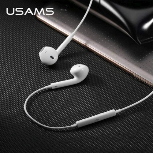 USAMS Słuchawki stereo EP-24 lightning iPhone 7|8|X|XS|XS Max|XR biały|white HSEP2401 image 3