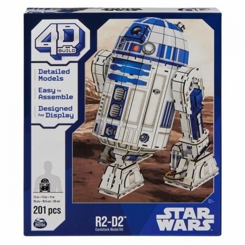 Celtniecības Komplekts Star Wars R2-D2 201 Daudzums 19 x 18,6 x 28 cm Balts Daudzkrāsains image 3