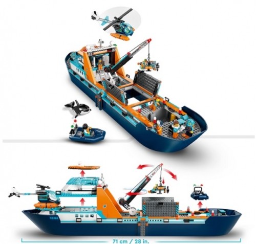 LEGO 60368 City Arctic Explorer Ship Конструктор image 3