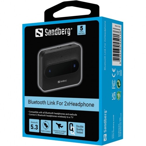 Sandberg 450-13 Bluetooth Link For 2xHeadphone image 3