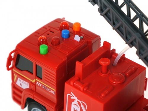 Adar Radiovadāma ugunsdzēsēju mašīna (4 virz., skaņa) uz USB akkum. 26x12,5x8,5 cm  578814 image 3