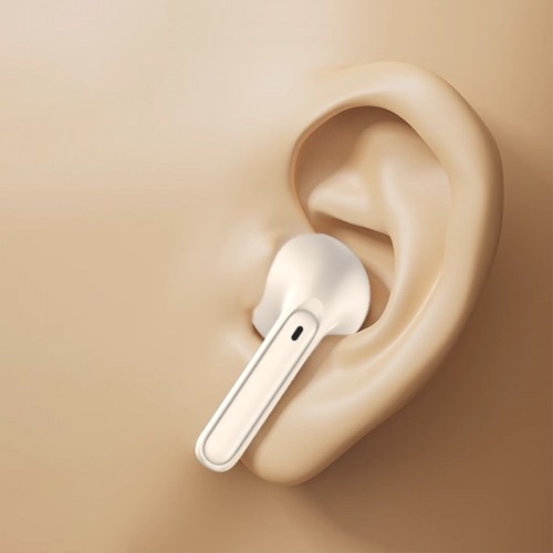 Dudao U18 Bluetooth 5.1 TWS wireless headphones - beige image 3