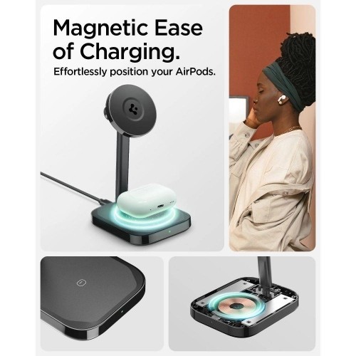 Spigen ArcField PF2100 Stand with MagSafe Charger - Black image 3