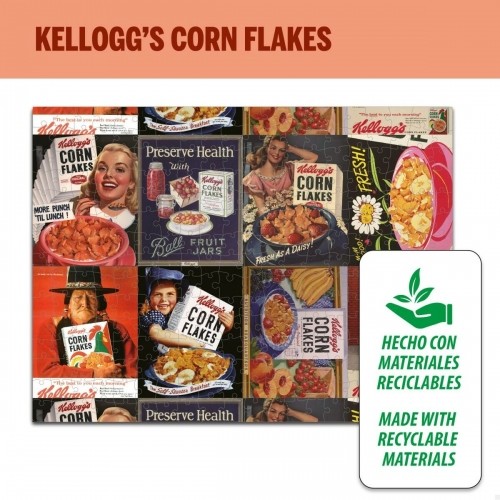 Puzle un domino komplekts Kellogg's Corn Flakes 300 Daudzums 45 x 60 cm (6 gb.) image 3