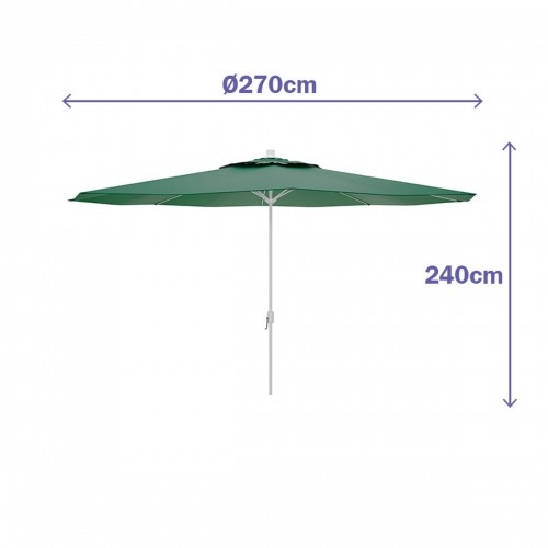 Пляжный зонт Marbueno Zaļš Poliesters Tērauds Ø 270 cm image 3