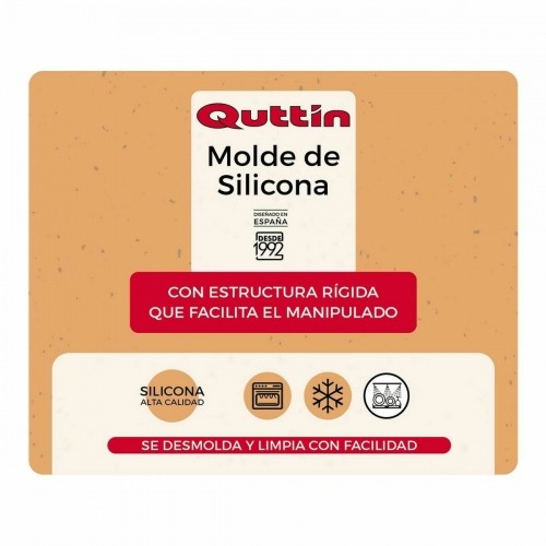 Krāsns Veidne Quttin Silikona Stingrs 27 x 27 cm (8 gb.) image 3