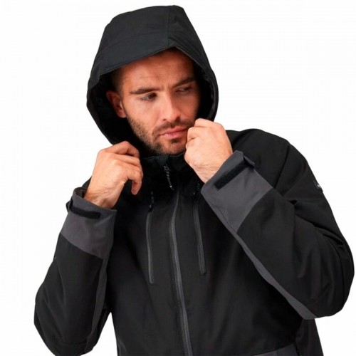 Мужская непромокаемая куртка Regatta Highton Stretch III Чёрный image 3