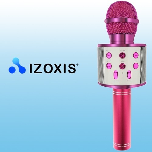 Karaoke microphone - pink Izoxis 22191 (16805-0) image 3