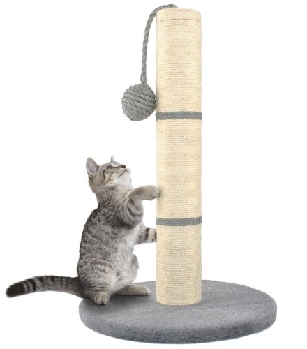 Purlov Cat scratching post - gray post 45cm (13580-0) image 3