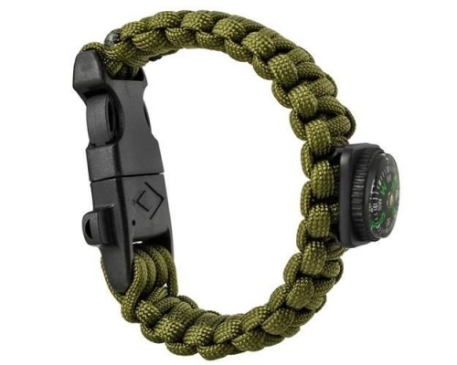 Trizand SURVIVAL bracelet with accessories - green (12871-0) image 3