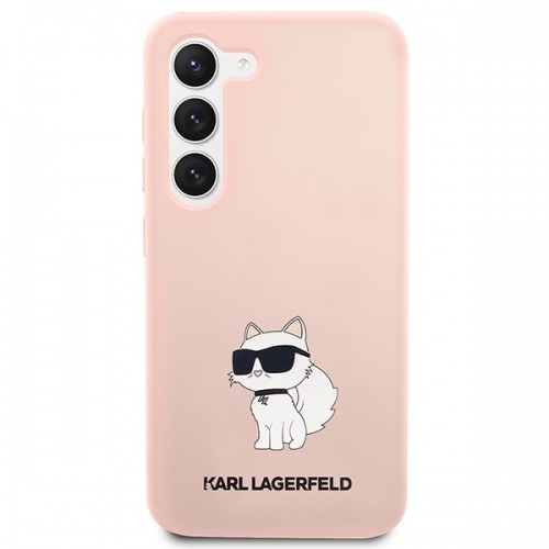 Karl Lagerfeld KLHCS23SSNCHBCP S23 S911 hardcase różowy|pink Silicone Choupette image 3