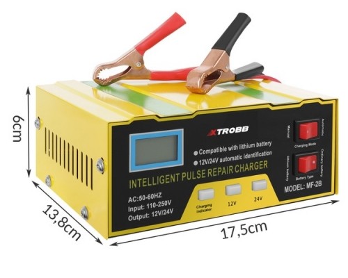 Xtrobb 12V/24V battery charger (14719-0) image 3