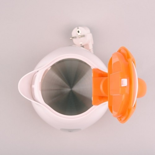 Feel-Maestro MR012 orange electric kettle 1 L 1100 W Orange, White image 3