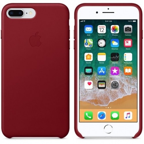 MQHN2FE|A Apple Leather Cover for iPhone 7 Plus|8 Plus Red image 3