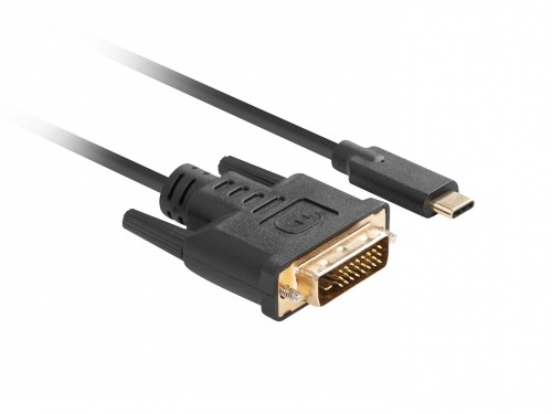 Lanberg CA-CMDV-10CU-0018-BK video cable adapter 1.8 m USB Type-C DVI-D Black image 3