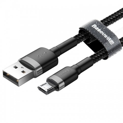 Baseus Cafule 2.4A 1m Micro USB cable (grey/black) image 3