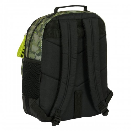 Школьный рюкзак Kelme Travel Чёрный Зеленый 32 x 42 x 15 cm image 3