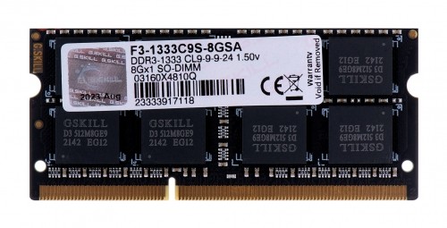 G.Skill 8GB DDR3 DIMM Kit memory module 1 x 8 GB 1333 MHz image 3