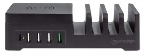 Manhattan 102230 Power station 1x USB-C PD, 1x USB-A, Black image 3
