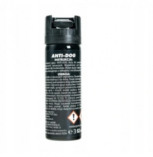 Pepper spray TW 1000 PEPPER-FOG  Anti-dog 63 ml - cone/cloud image 3
