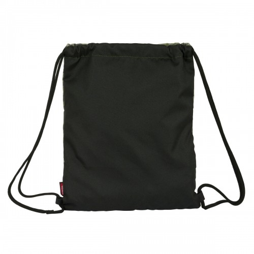 Сумка-рюкзак на веревках Kelme Travel Чёрный Зеленый 35 x 40 x 1 cm image 3