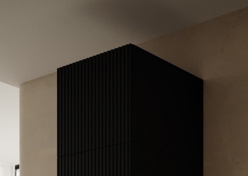 Cama Meble Wardrobe PAFOS 1D BASE 45x55,5x45 Black matt image 3
