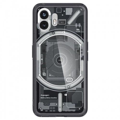 Spigen Ultra Hybrid Case for Nothing Phone 2 - Dark Gray (Zero One Pattern) image 3